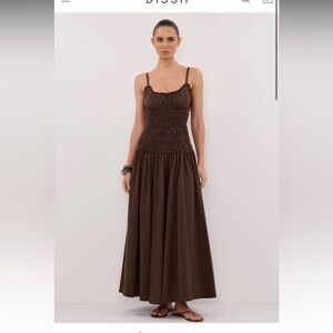 DISSH Brown Midi Dress